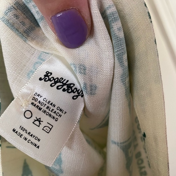 Bogey Boys Green and White Men's Button Up Golf Shirt Size Medium NEW - Picture 5 of 9